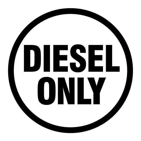 Camper van decals: Diesel Only 2