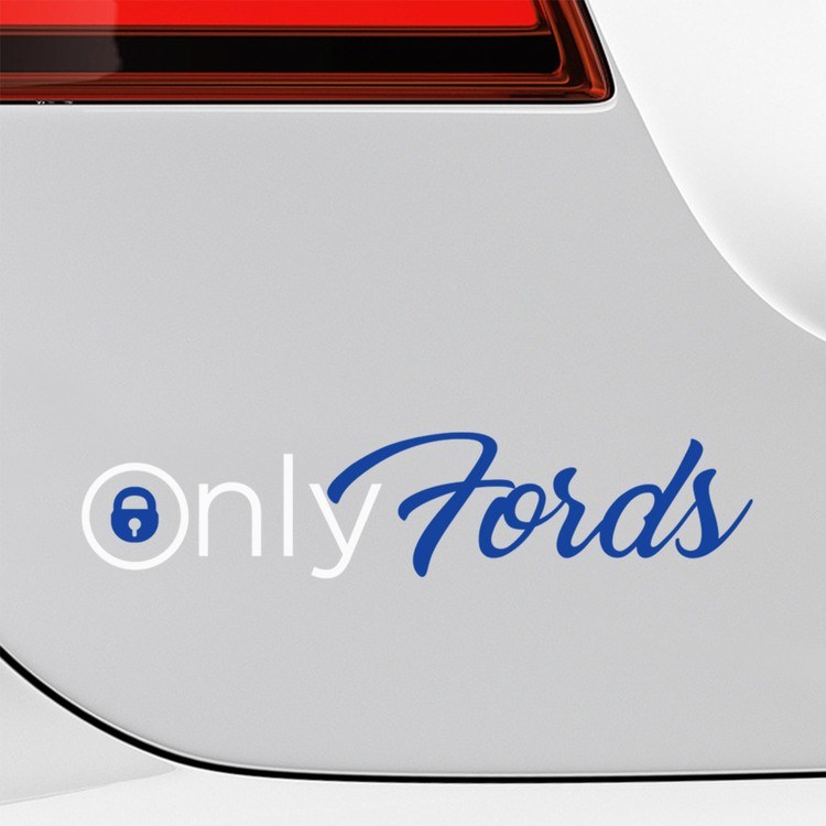 Car & Motorbike Stickers: Only Fords