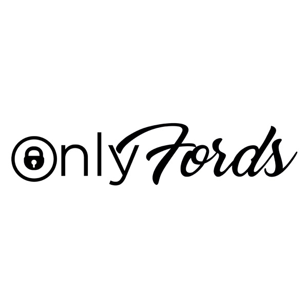 Car & Motorbike Stickers: Only Fords