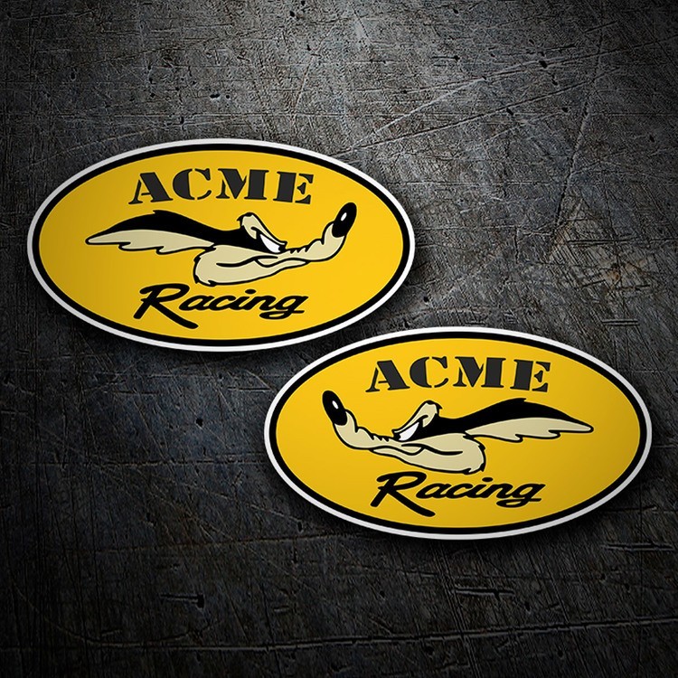 Car & Motorbike Stickers: Coyote ACME Racing