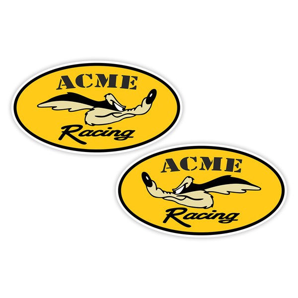 Car & Motorbike Stickers: Coyote ACME Racing