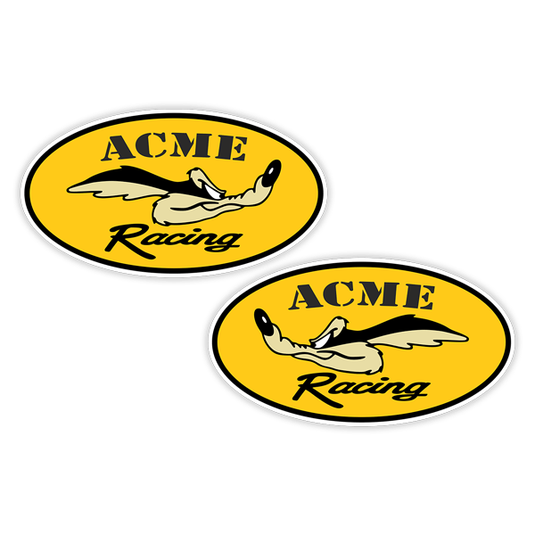 Car & Motorbike Stickers: Coyote ACME Racing
