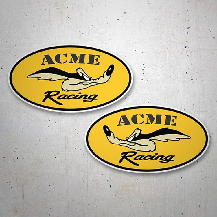 Car & Motorbike Stickers: Acme Racing