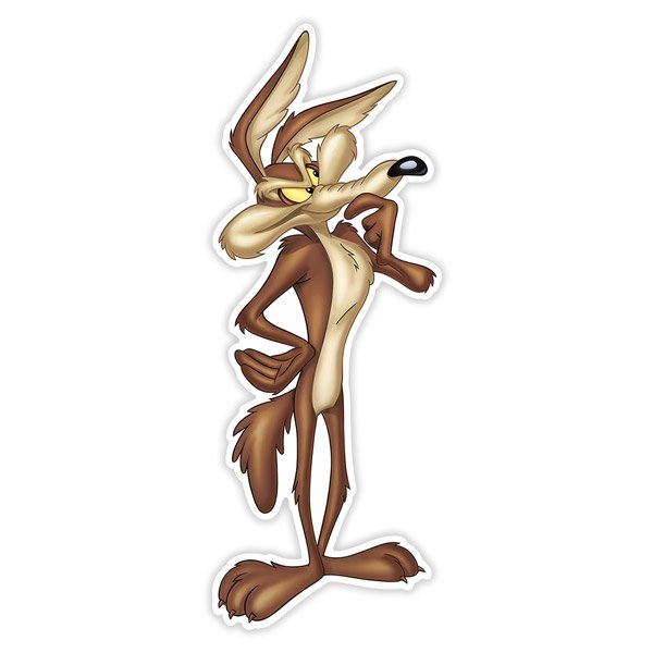 Car & Motorbike Stickers: Cartoon Coyote Sticker