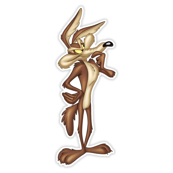 Car & Motorbike Stickers: Looney Tunes Coyote