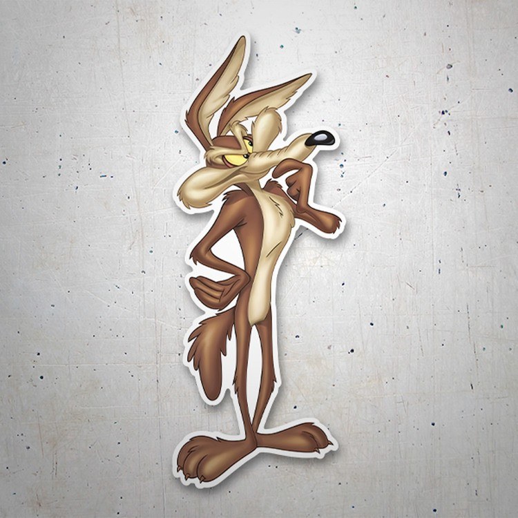 Car & Motorbike Stickers: Looney Tunes Coyote