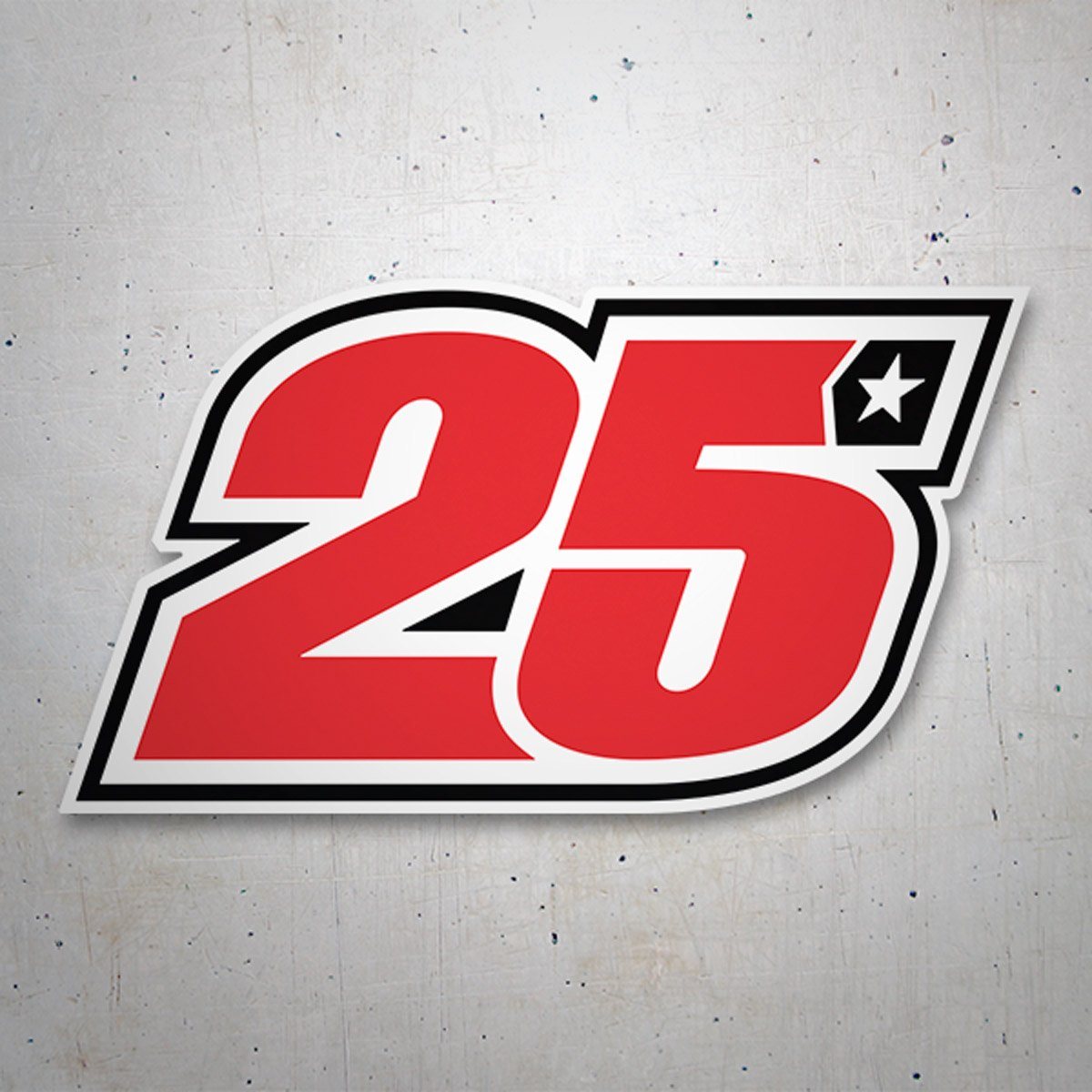 Car & Motorbike Stickers: Maverick 25 GP sticker for decoration 3