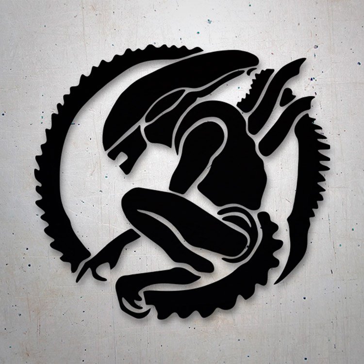 Car & Motorbike Stickers: Alien, Interstellar Danger