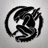 Car & Motorbike Stickers: Alien, Interstellar Danger 2