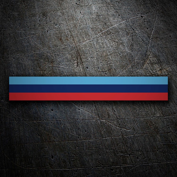 Car & Motorbike Stickers: Stripes BMW in Distinctive Colors