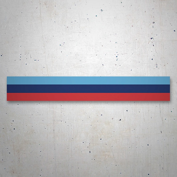 Car & Motorbike Stickers: Stripes BMW in Distinctive Colors
