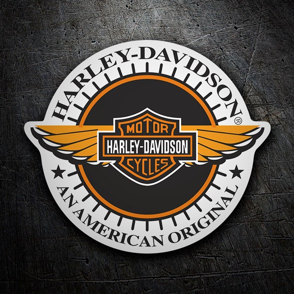 Car & Motorbike Stickers: Harley Davidson American Original