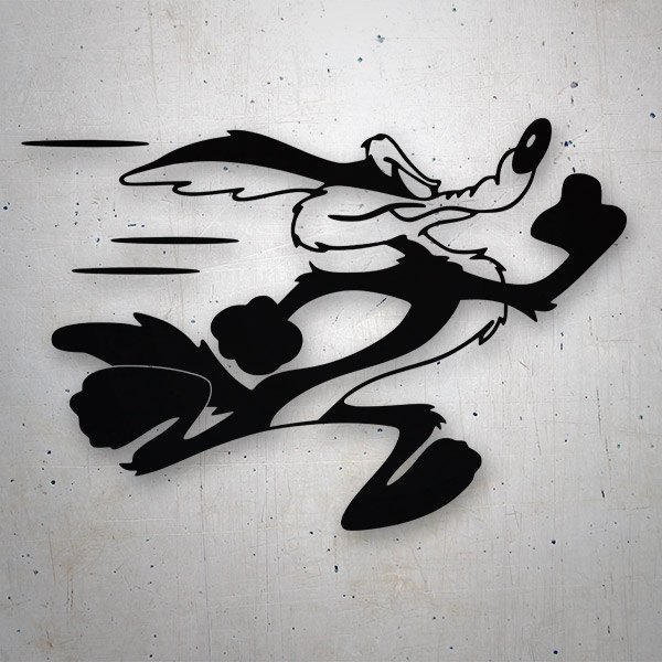 Car & Motorbike Stickers: Running Coyote