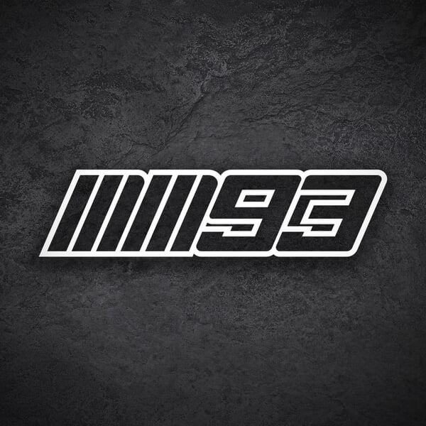 Car & Motorbike Stickers: Marc Márquez 93