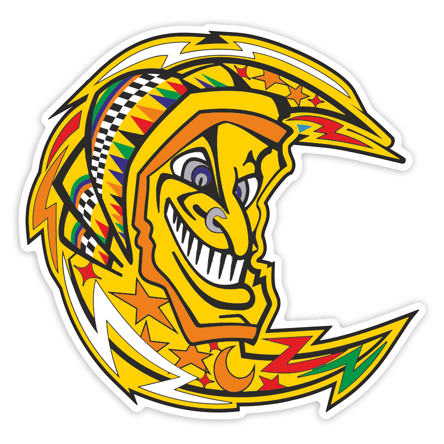 Car & Motorbike Stickers: Valentino Rossi Moon