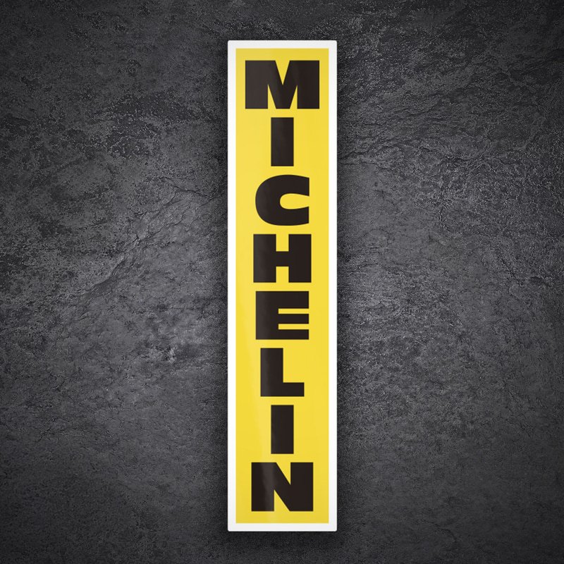 Car & Motorbike Stickers: Michelin Vertical