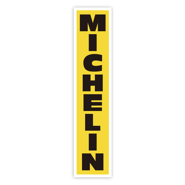 Car & Motorbike Stickers: Michelin Vertical