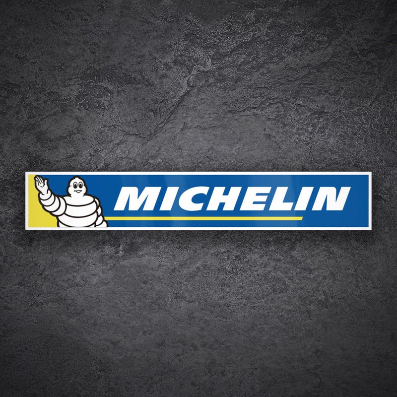 Car & Motorbike Stickers: Michelin Man Waving