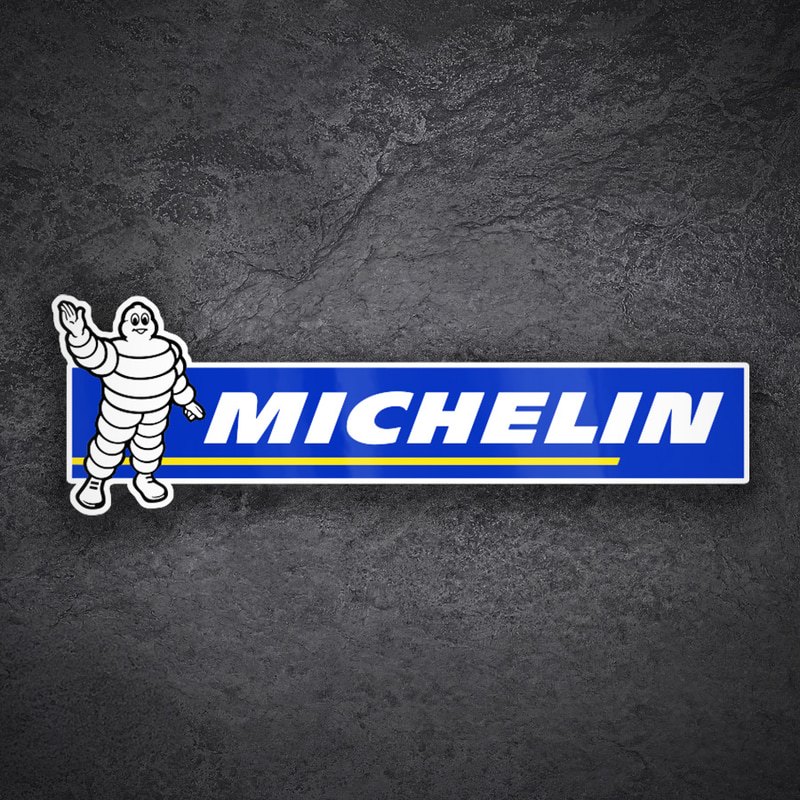 Car & Motorbike Stickers: Michelin Blue Wave
