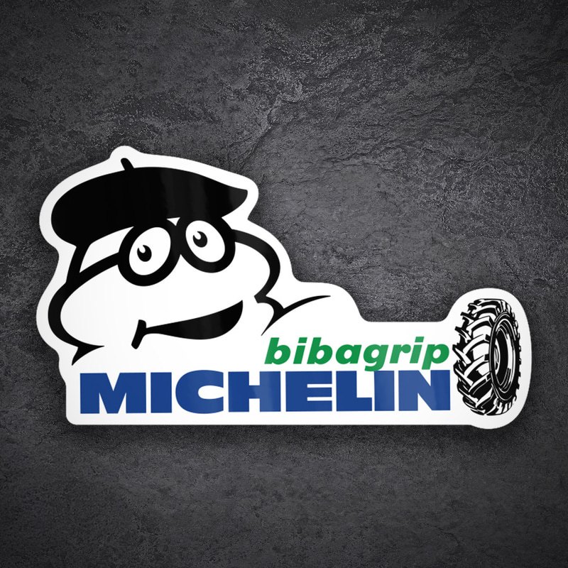 Car & Motorbike Stickers: Michelin Bibagrip Classic