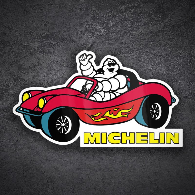 Car & Motorbike Stickers: Michelin Red Buggy
