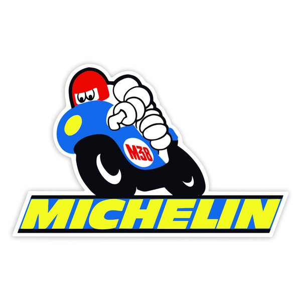 Car & Motorbike Stickers: Michelin Blue Bike M38