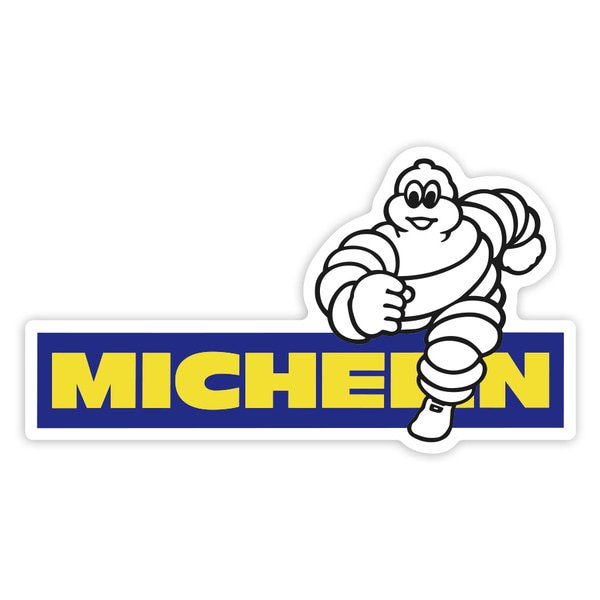 Car & Motorbike Stickers: Michelin Blue Runner