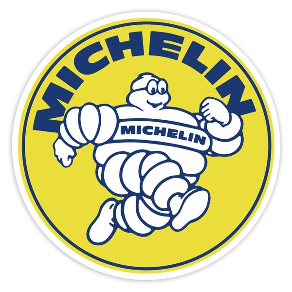Car & Motorbike Stickers: Michelin Yellow Runner
