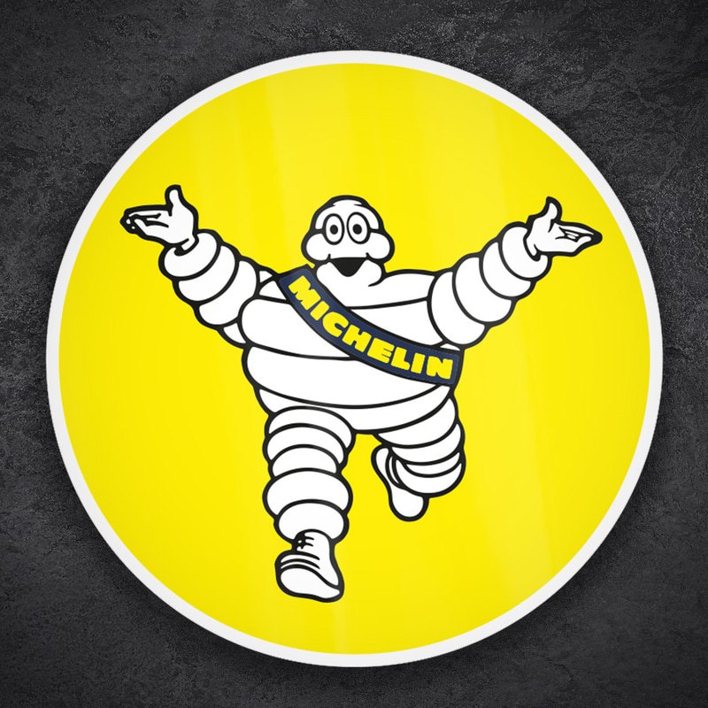Car & Motorbike Stickers: Michelin Welcome