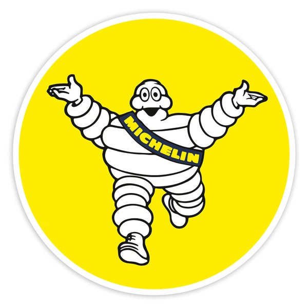 Car & Motorbike Stickers: Michelin Welcome