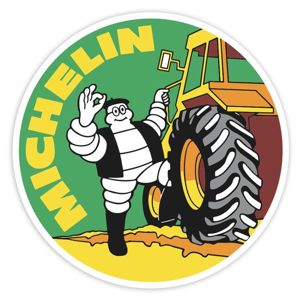Car & Motorbike Stickers: Michelin Farmer Tractor