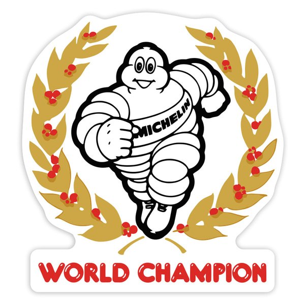 Car & Motorbike Stickers: Michelin World Champion