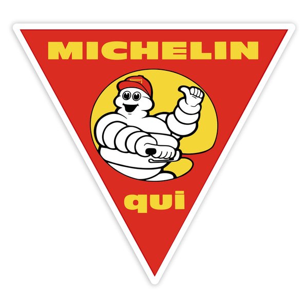 Car & Motorbike Stickers: Michelin Here Motorcycles