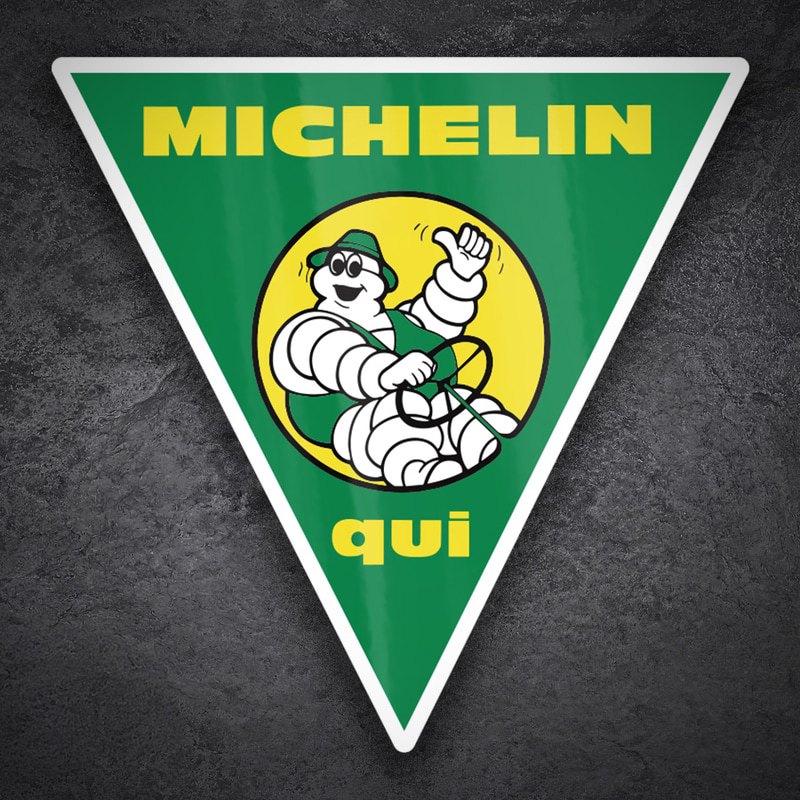 Car & Motorbike Stickers: Michelin Here Tractors