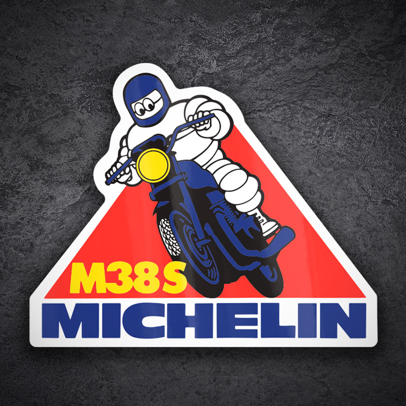 Car & Motorbike Stickers: Michelin Motorbike M38S
