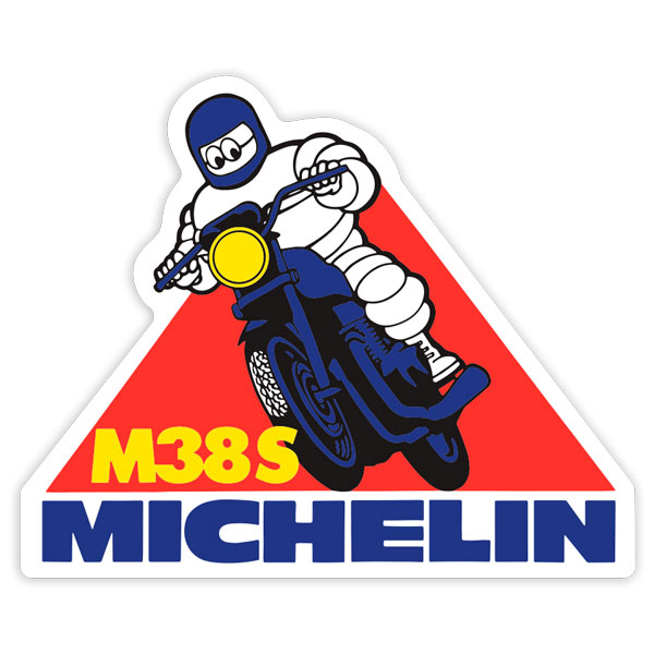 Car & Motorbike Stickers: Michelin Motorbike M38S