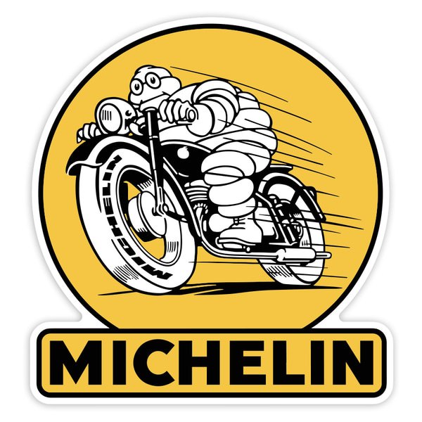 Car & Motorbike Stickers: Michelin Golden Bike