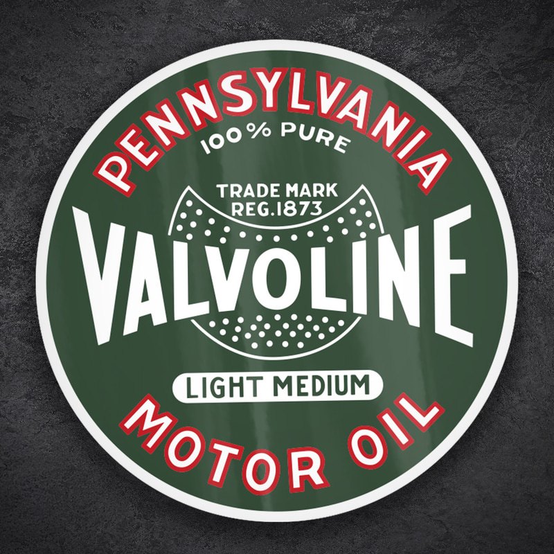 Car & Motorbike Stickers: Valvoline Vintage Motor Oil