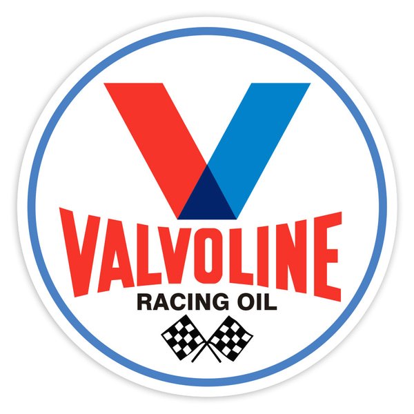 Car & Motorbike Stickers: Valvoline Racing Oil