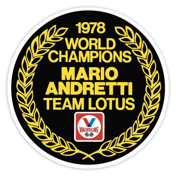 Car & Motorbike Stickers: Valvoline Andretti Lotus 1978