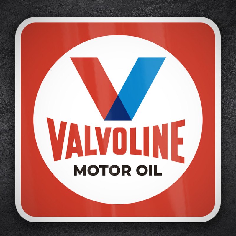 Car & Motorbike Stickers: Valvoline Retro Motor Oil