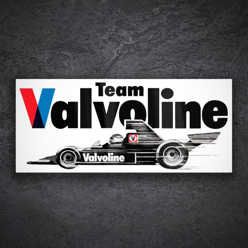 Car & Motorbike Stickers: Valvoline Team Racing