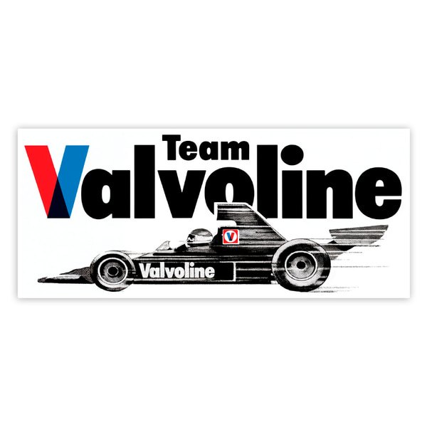 Car & Motorbike Stickers: Valvoline Team Racing