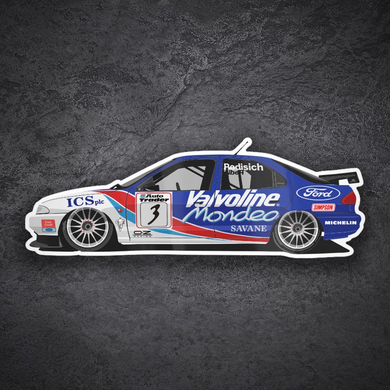 Car & Motorbike Stickers: Ford Mondeo Valvoline Rallye