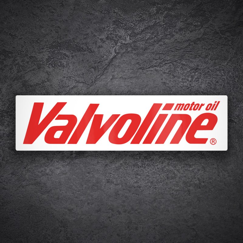 Car & Motorbike Stickers: Valvoline Motor Oil