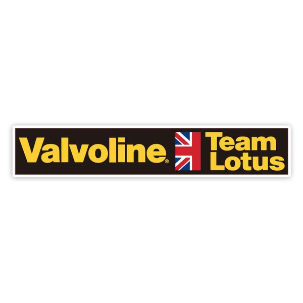 Car & Motorbike Stickers: Valvoline Team Lotus