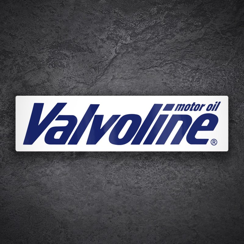 Car & Motorbike Stickers: Valvoline Blue Motor Oil