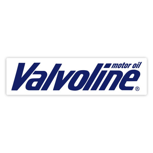 Car & Motorbike Stickers: Valvoline Blue Motor Oil