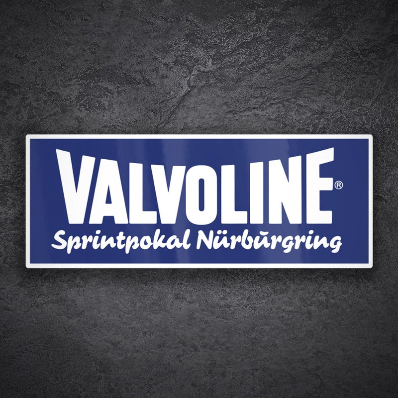 Car & Motorbike Stickers: Valvoline Nürburgring