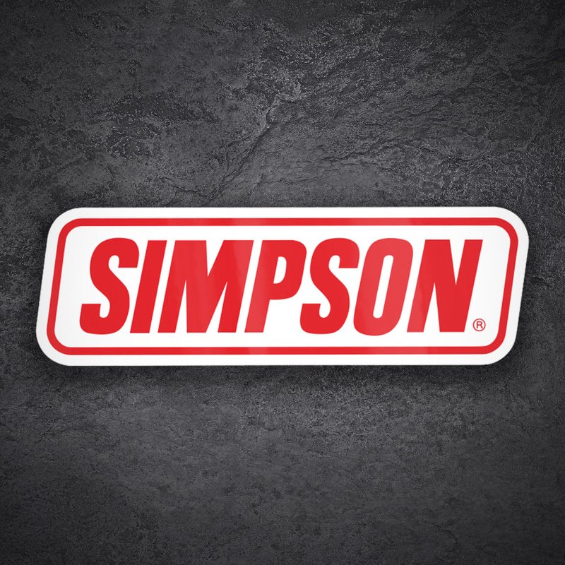 Car & Motorbike Stickers: Simpson Classic Logo